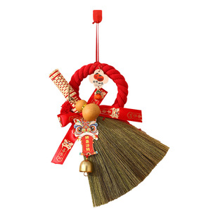 2026新款新年挂件入户门葫芦扫把挂饰春节过年氛围场景布置装饰品