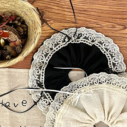 新款蝴蝶结带蕾丝花边大