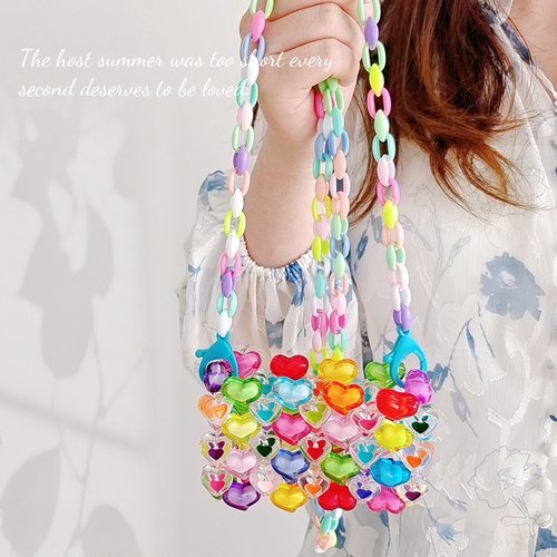 彩色串珠手工diy编织材料