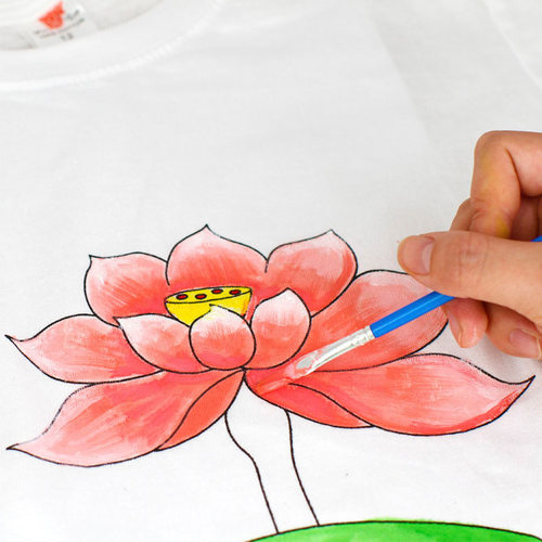 父亲节diy空白儿童绘画T