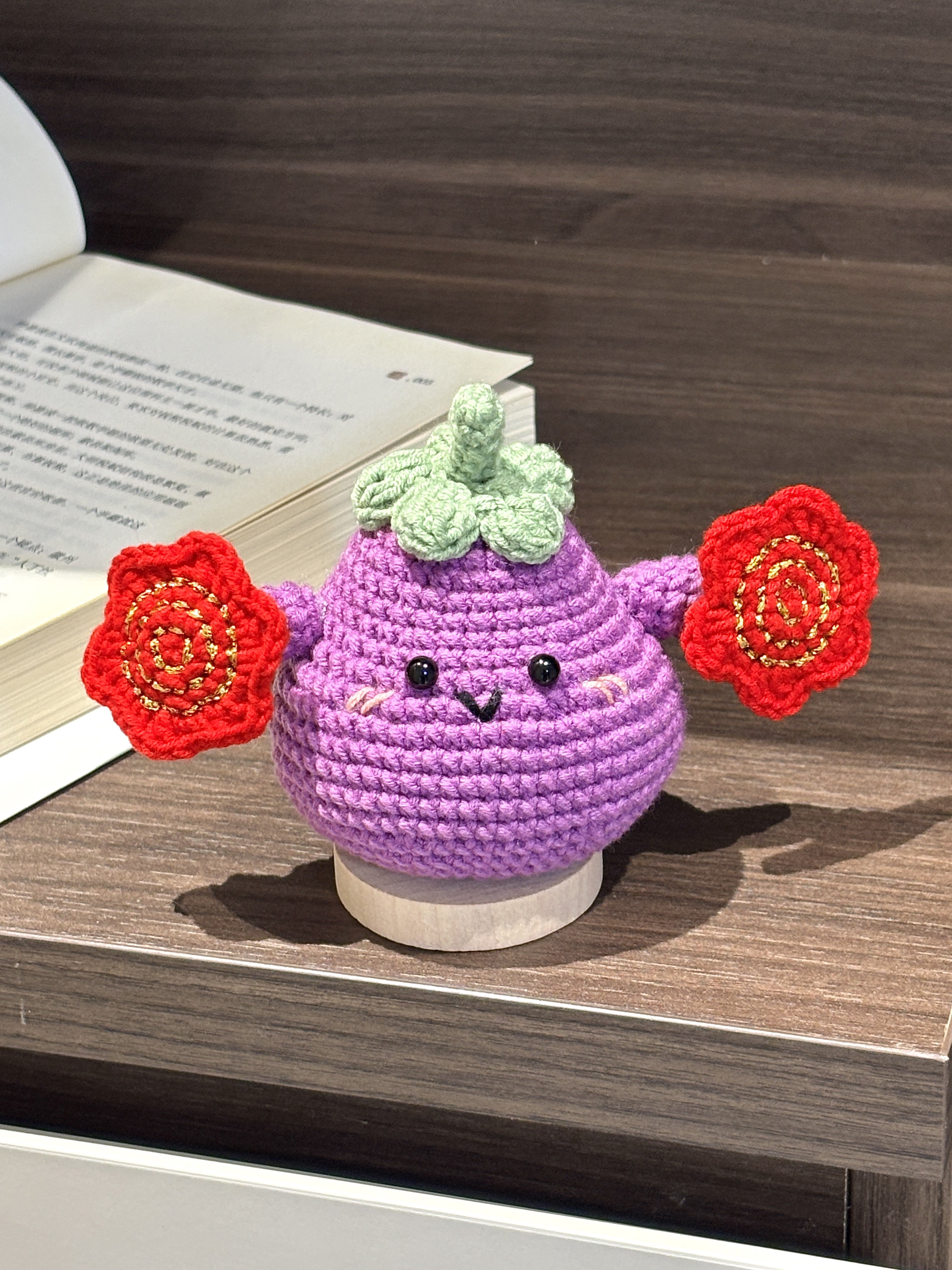 新年二人转茄子手帕手绢如花毛线手工钩针编织diy材料包玩偶挂件,服饰配件/皮带/帽子/围巾,DIY编织材料包,淘宝优惠券,粉丝福利购,淘宝优惠卷