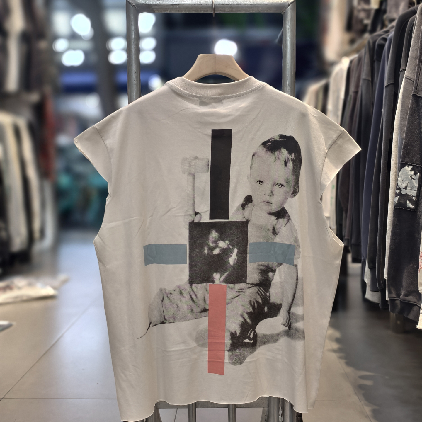 ERD忧郁富二代 幽暗童年 vintage水洗复古做旧宽松VTG短袖T恤男女