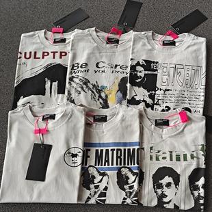 ERD忧郁富二代25SS经典vintage水洗复古做旧宽松VTG短袖T恤男女潮