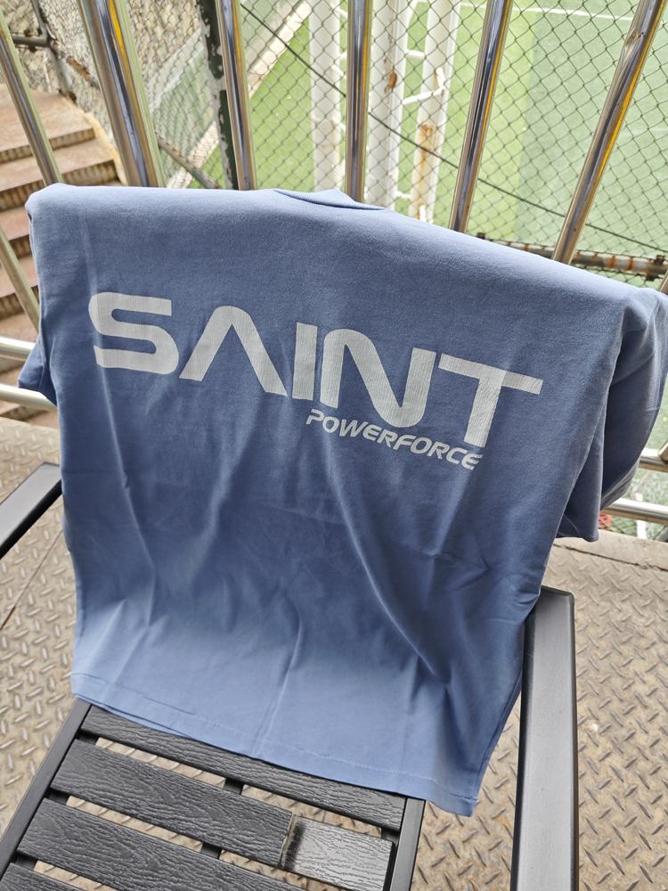 Saint Michael裂纹美式高街流行vintage水洗复古做旧VTG短袖T恤男