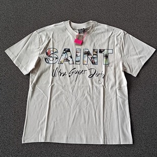 T恤男 高街重磅vintage水洗复古VTG短袖 Saint Michael夏日漫画美式