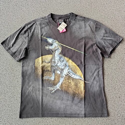 Saint Michael空山基美式高街重磅vintage水洗复古VTG短袖T恤男女