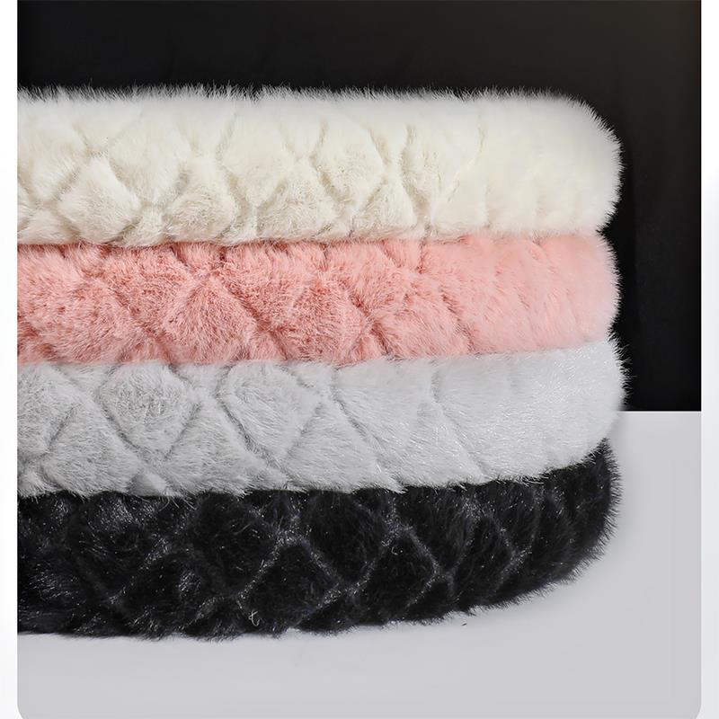 新款汽车方向盘套女冬季毛绒保暖韩国网红时尚可爱防滑车把套冬天