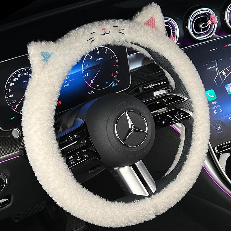 领克03方向盘套06 08 900冬季毛绒领克01 z20 07 09保暖防滑把套