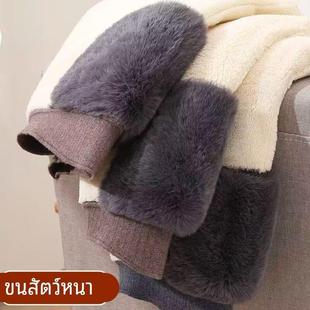 护腰保暖裤 男士 冬季 厚款 加绒加厚弹力高腰打底毛裤 棉裤 超暖和