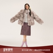 剪影 SASSY MOODY 原创设计感复古镂空皮革半身裙中裙A字PU皮裙