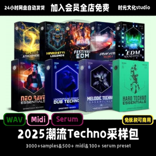 2025电子潮流前沿Techno采样全家桶