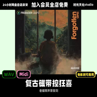 老磁带声景复刻Forgotten Tapes5套工程按磨损程度分类MIDI WAV