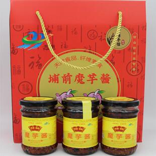 绿洲素食香辣味魔芋酱200gx6瓶 下饭菜即食调味品拌饭酱魔芋粒拌