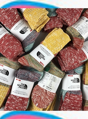 sock dad 粗线袜 拼色彩虹透气男女款袜子