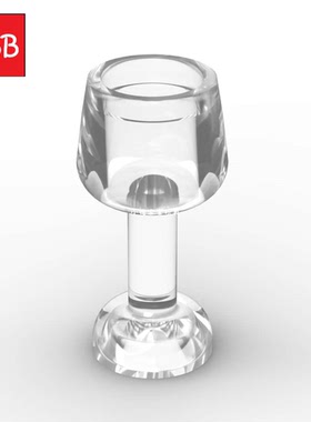 小积木颗粒红酒杯高脚杯33061零件玻璃杯DIY人仔用品餐具酒吧道具