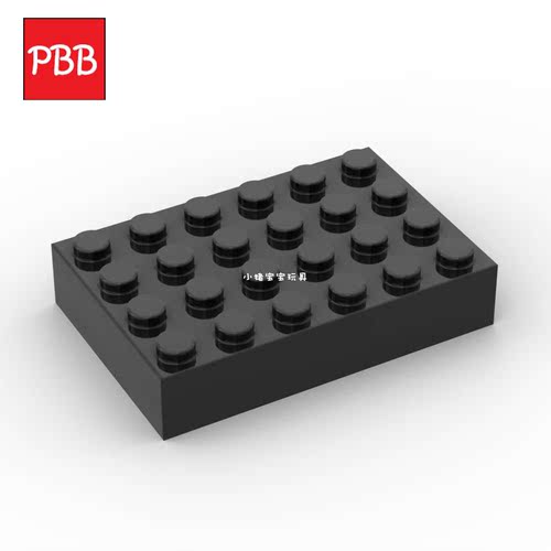 小积木4x6孔砖特殊砖通用厚砖