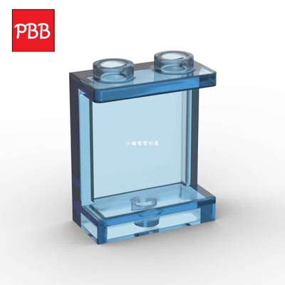 1x2x2墙板透明玻璃板87552零件