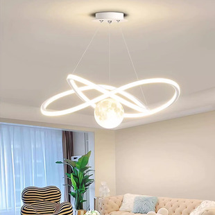 餐厅吊灯2024新款 餐厅灯中山灯具 现代简约北欧客厅卧室中山美式