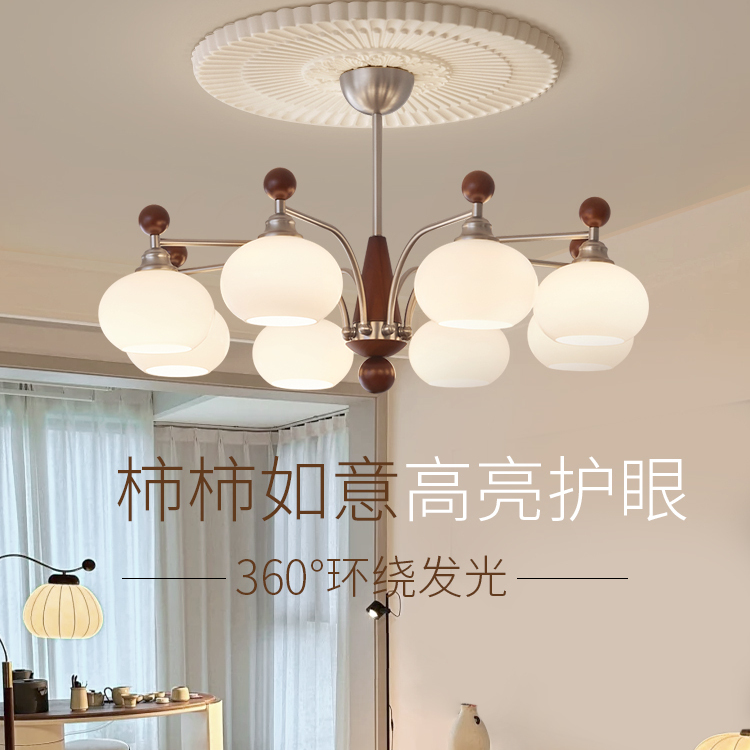 中古风客厅吊灯复古餐厅大厅主灯