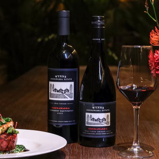 澳洲老牌Wynns酝思库纳瓦拉赤霞珠设拉子马贝克混酿白干红葡萄酒