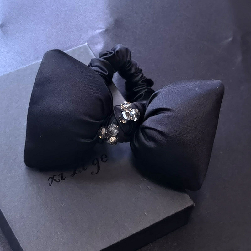 熙子阁韩国立体蝴蝶结枕头小肠发圈女气质扎马尾头绳丸子头花发绳