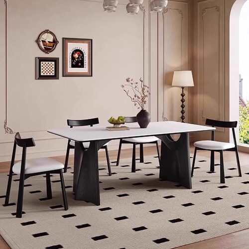 实木岩板餐桌厂家直销