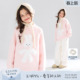 MUCMUKN 仿水貂毛绒小兔毛衣粉色软糯细腻女童冬新 雪绒bunny