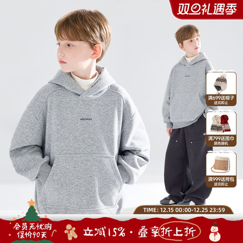 鲁本斯街头 时尚可叠穿休闲连帽卫衣