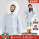 毛领爱心扣长款 MUCMUKN 冰岛雪季 羽绒服三防安心绒女童冬新
