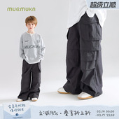 舒适天丝棉休闲长裤 裤 重工潮牌绣花工装 男童新款 星河探险