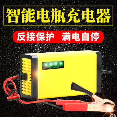 铜叉车农机柴油机高效快速充电机电瓶冲电器12v20A 通用智能型