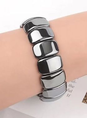 正品天然太赫兹能量石手链融冰祛湿男款钛核磁手串情侣随身饰品