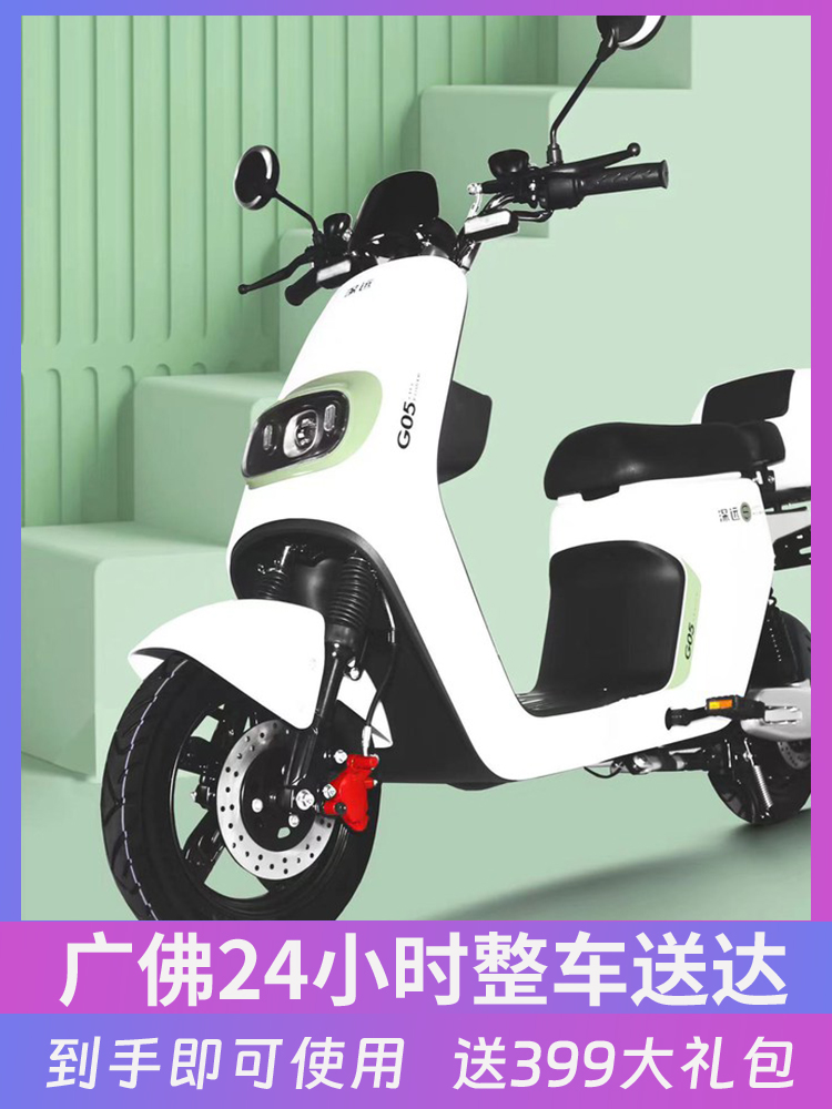 深远新款G05二代新国标电动车智能车电瓶车代步外卖年轻人电摩