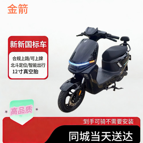 新新国标金箭F80Ts家用外卖通勤代步支持蓝牙解锁电动自行车