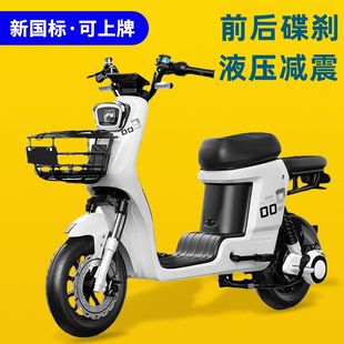 格士铃009新国标009二代电动自行车外卖代步家用锂电池外卖电动
