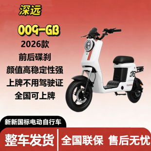 深远009 家用新国标轻便外卖送餐锂电池电动自行车 1.0