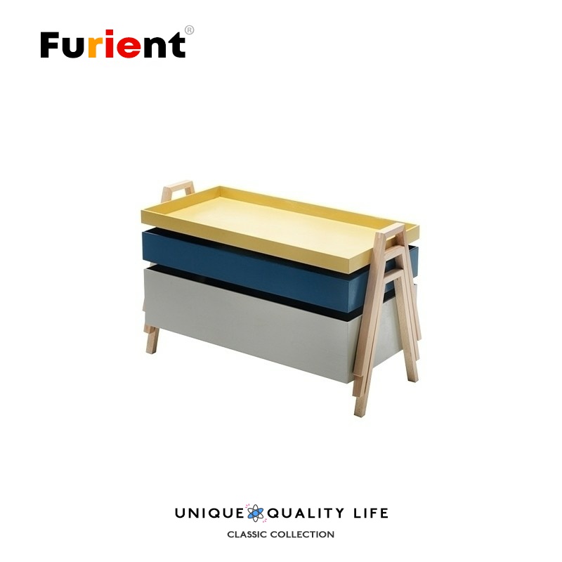 Furient北欧实木设计师家具 wooden coffee table创意茶几咖啡桌