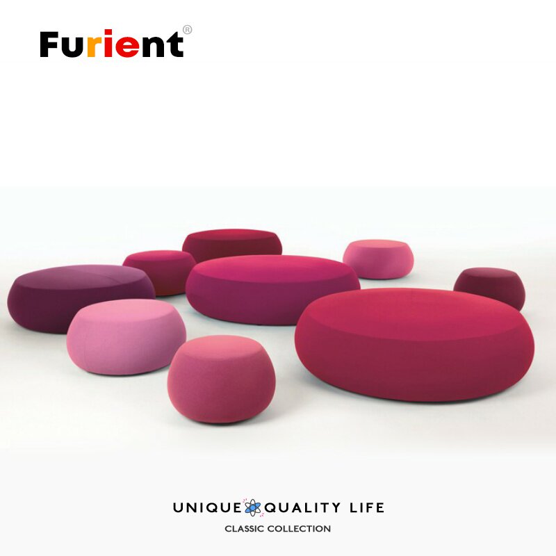 Furient创意设计师家具 pix 87 pouf进口布艺圆墩茶几沙发小矮凳