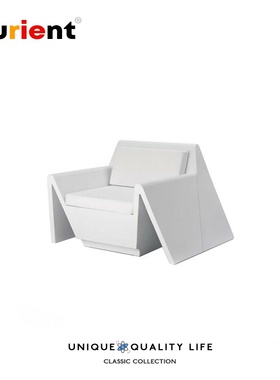 Furient创意设计师家具 rest longue chair玻璃钢户外休闲沙发椅