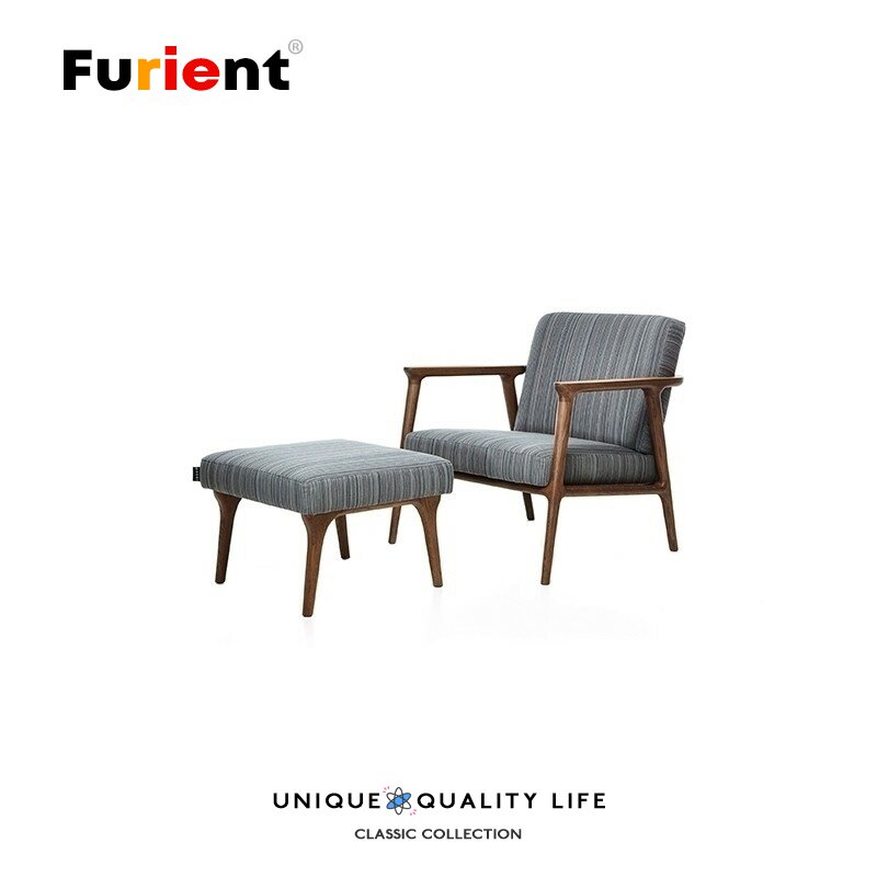 Furient北欧 设计师家具 zio lounge chair and ottoman/沙发椅