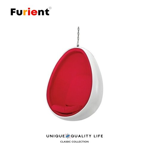 Furient创意设计师家具 egg hanging chair蛋挂椅 玻璃钢吊篮椅