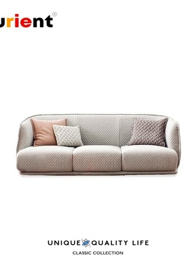 Furient设计师家具 redondo 3 seat sofa/小户型客厅三人位沙发