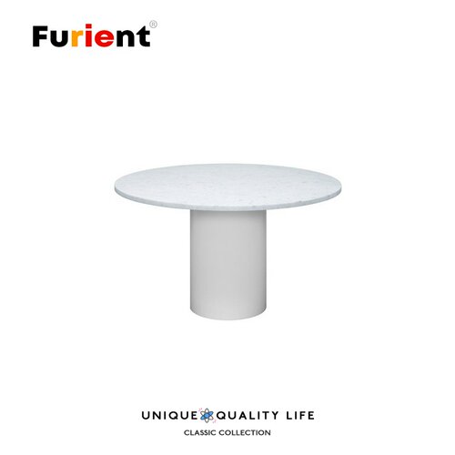 Furient创意设计师家具 hiroki dining table/大理石实木脚餐桌