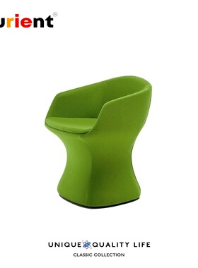 Furient创意设计师家具 so pretty armchiar/进口羊绒布沙发椅