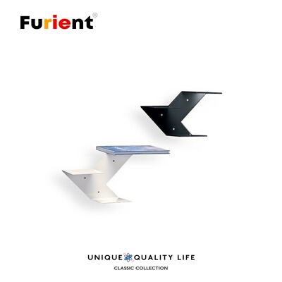 Furient创意设计师家具 wall shelf鳍书架 壁挂金属书架 置物架