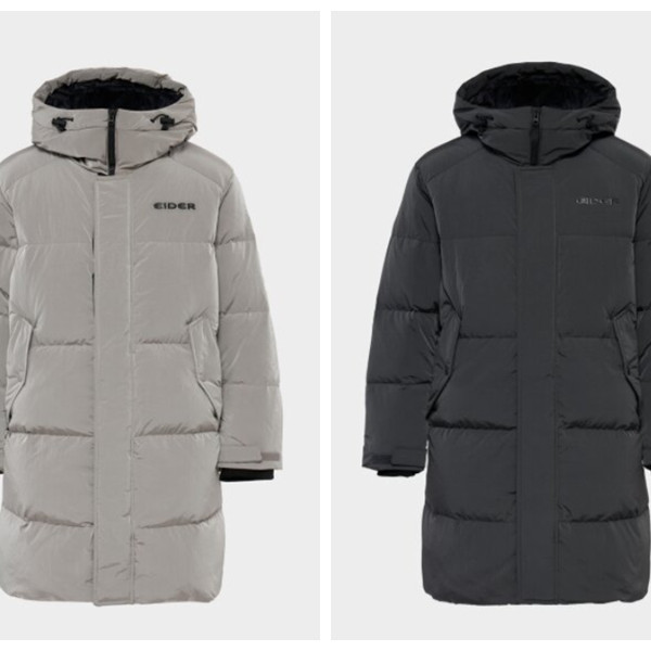 韩国代购 EIDER25年FW男士中长款羽绒保暖外套鹅绒服DMW25563C6