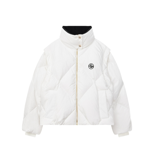 韩国代购UTAA 高尔夫球服25年FW女士立领鹅绒服马甲2穿UE4DJF761