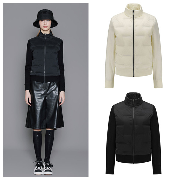 韩国正品代购 26年ANEW高尔夫SS女士立领拼接鹅绒夹克AGFWWDJ40,运动/瑜伽/健身/球迷用品,高尔夫上装,淘宝优惠券,粉丝福利购,淘宝优惠卷