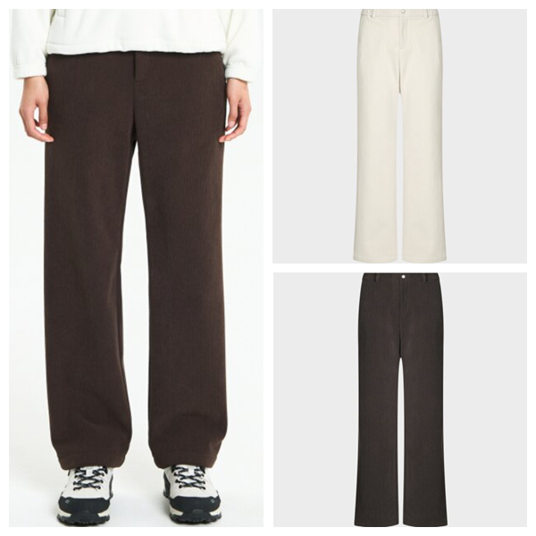 韩国代购 K2户外运动登山25年F裴秀智同款女士灯芯绒长裤KWW25350