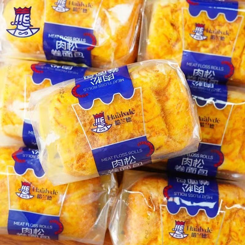 哈兰德肉松卷面包含箱4斤独立装